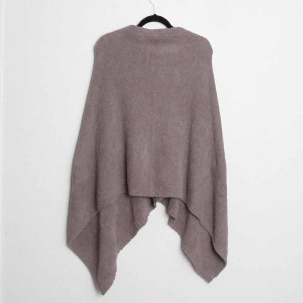 Barefoot Dreams Poncho Style 602 Taupe One Size